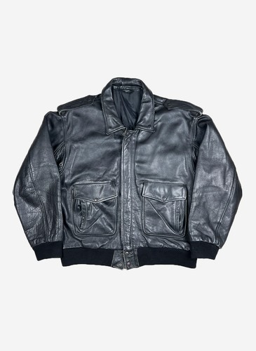 Vintage aviator lederjacke - aviator,
