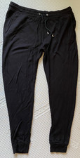 H&M schwarze Jogging Hose mit Taschen 100% Viskose Gr. M