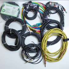 Kabel Konvolut Mix Audio Mikrofonkabel, Gitarrenkabel, Top Zustand, neuwertig
