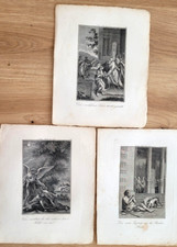 Konvolut biblischer Kupferstiche -  3 Stck.  -  Schuler  -  sign. Schuler fecit