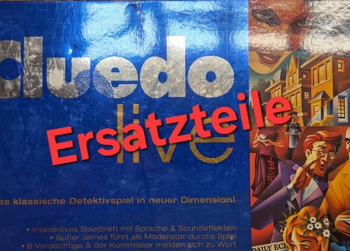 Cluedo live parker ersatzteile - cluedo,