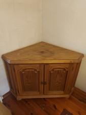 Eckschrank wohnzimmer eiche rustikal BHT 1,06X0,72X0,68, Schenkel0,78x0,78