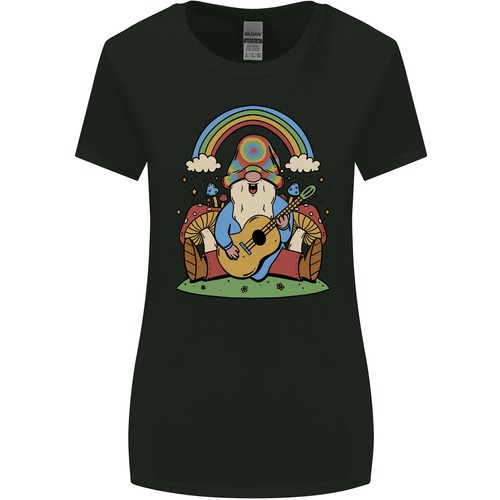 Trippig gitarre hippie - gitarre, gnome