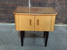 Mid century DDR Nachttisch Schränkchen Nachtschrank Kommode Beistellschrank 50er