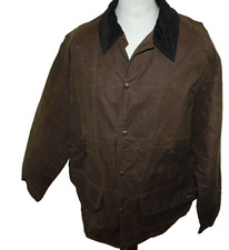 WOOLRICH WACHS JACKE HERREN  JACKET  WAX JACKETT MADE IN USA + FUTTER Gr  XL