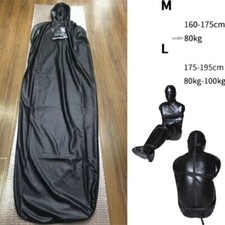 Kunstleder Schlafsack Bondage Fesselsack Zip Meerjungfrau Sack Zwangsjacke SM DE