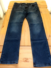 4) TOM TOMPSON ROBIN HERREN- JEANS W 36/ L 36 BLAU DENIM REGULAR NEUWERTIG