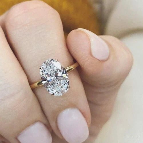 4ct oval geschliffen - 4ct,