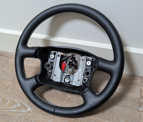 New leather steering - leather, for