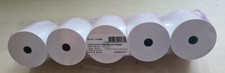5xBonrolle für Kasse/Waage Breite 80mm,Länge 78,5m, Durchmesser 80mm,Hülse 12mm,