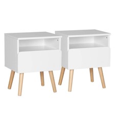 2er Set Nachttisch mit