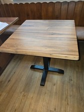 essen tisch gebraucht Holz Braun mit Stuhl  Abholung sofort kaufen Gastro