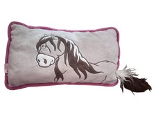 NICI Kinderkissen Pferd Stoff Kuschelkissen Mehrfarbig 26x43cm