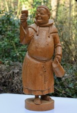 Skulptur Figur massives Holz