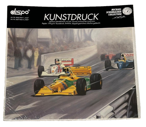 Kunstdruck michael schumacher - kunstdruck,