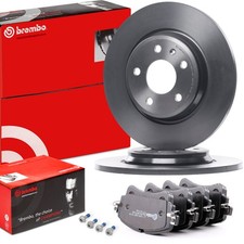 BREMBO Bremsenset Hinten Bremsscheiben Beläge für AUDI A4 B9 Avant (8W5, 8WD)