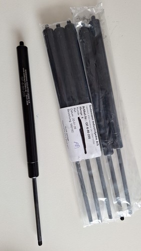 Gasdruckfeder gewinde - gewinde, |
