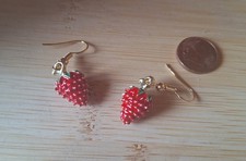 Ohrringe Erdbeere, Frucht