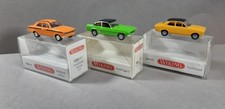 3x Wiking Youngtimer Oldtimer FORD Capri I Escort Mexico  in OVP vintage rare