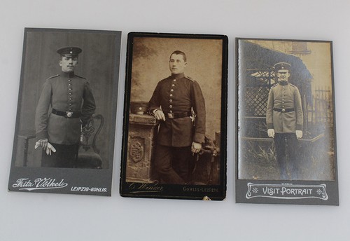 Militär portrait foto cdv - portrait,