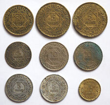 Marokko: 9 alte Münzen. 50