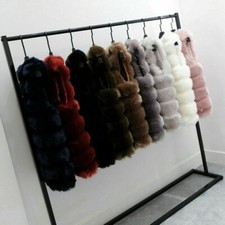 Damen Kunst Fox Pelz Weste