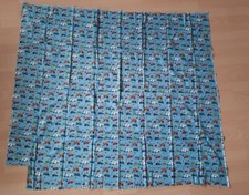 Popeline AUTOS Blau Stoff Michas Stoffecke