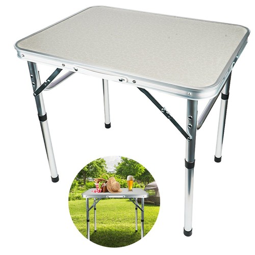 Alu koffertisch 60x45cm - alu,
