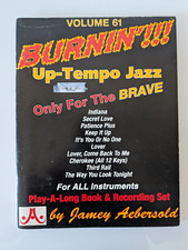 Burnin'!!! Up-Tempo Jazz Only for the Brave - Jamey Aebersold 61 [Noten-Buch]