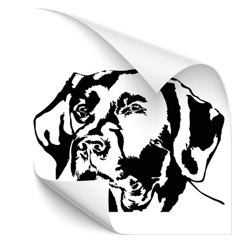 Labrador hunde aufkleber auto - labrador,