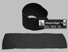 Schienbeinschonerhalter mit Klettverschluss schwarz Uni Stutzenhalter Fußball