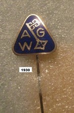 AG Weser 1930 , großes Werftabzeichen, Herst. : Steinhauer & Lück, Lüdenscheid