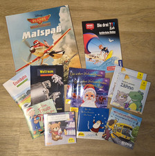 12 Pixi Bücher Hefte Kinderbücher Malbuch Wissen die drei ???