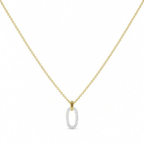 Halskette 925 silber - 925, vergoldet