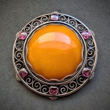 Jugendstil Art Deco Brosche