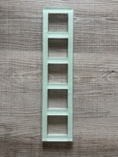 JUNG Glasrahmen 5-fach matt/weiss AC 585 GL Rahmen Für Schalter Steckdosen