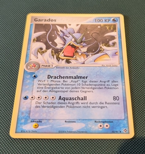Pokémonkarte garados ex - pokémonkarte,