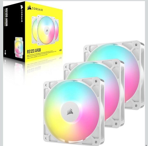 Corsair rs120 argb - corsair, white