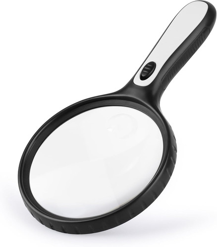 Lupe mit licht fache - lupe, licht,