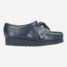 Clarks Damen - Schnürschuhe Wallabee. blau