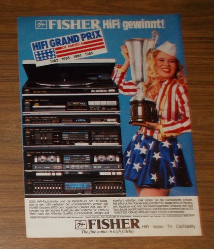 Seltene werbung vintage - seltene, fisher