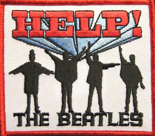 Beatles aufbügler embroidery - beatles,