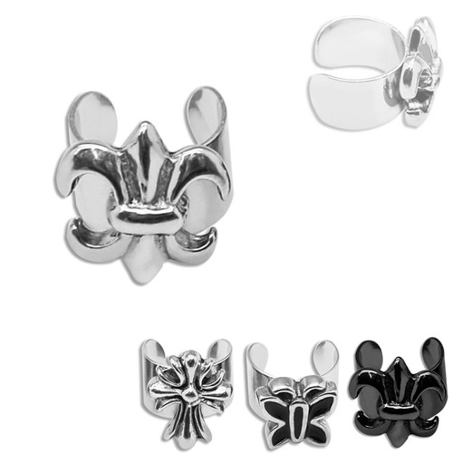 Edelstahl ohrklemme ear cuff - edelstahl,