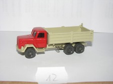 Wiking Magirus Saturn Hochboard Kipper rot gelbgrau  - 12 -