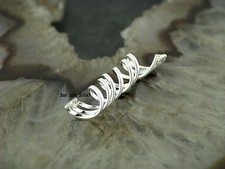 Silber 925  Bartschmuck Bartcreole Haarschmuck Haarspirale Haarcreole 3fach