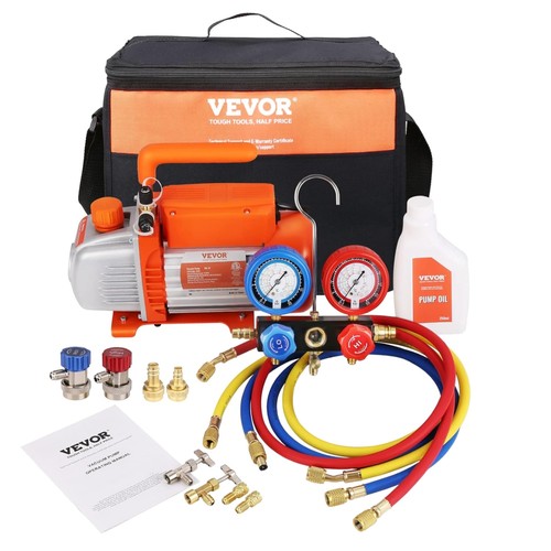 Vakuumpumpe 100l min hvac - vakuumpumpe,
