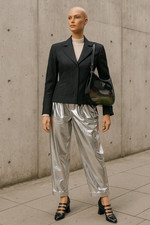 Luxus Steppjacke Marta Palmieri Schwarz 38/40 Swarovski Kristalle Italien