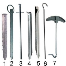 Heringe 17 -50cm Erdanker Camping Zelthaken Bodenhaken Zeltheringe Erdnagel Neu