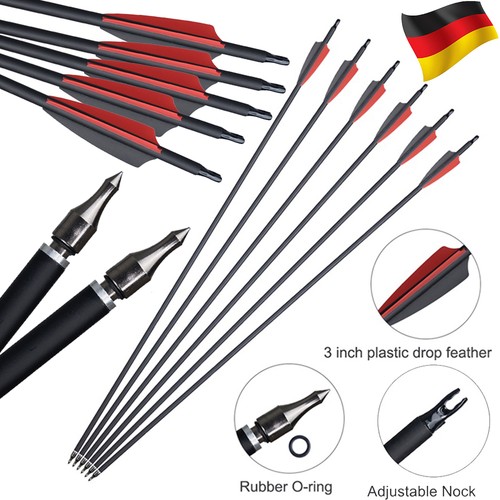12x zoll carbonpfeile - 12x,