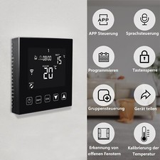 KETOTEK Smart Thermostat WiFi für Wasser/Gas Boiler 3A Alexa Gebraucht Gut R2754